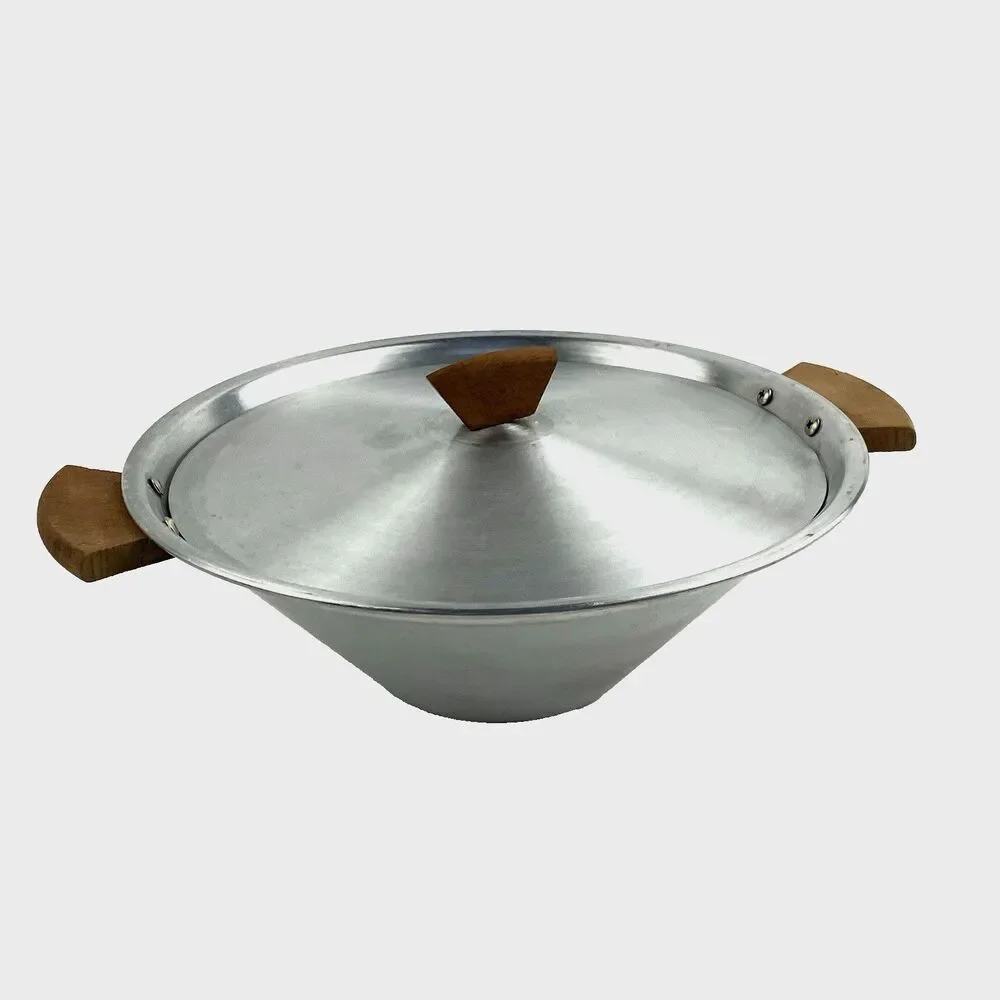 Atom Popcorn Popper Stovetop Aluminum 2.5 Quarts